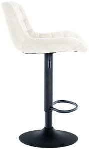 Tabouret de bar Tover Lot de 2 Blanc crème