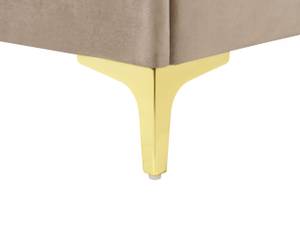 Doppelbett LIMOUX Beige - Taupe - 147 x 96 cm