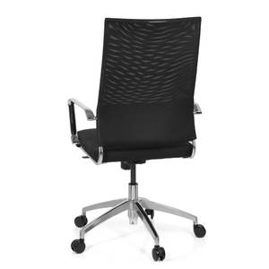 Home Office Bürostuhl LUCANO PRO Schwarz - Textil - 59 x 117 x 55 cm