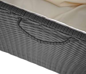 Poly-Rattan Kissenbox D88 320l Schwarz