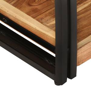 TV-Schrank 3004707 Schwarz - Massivholz - Holzart/Dekor - 90 x 40 x 30 cm