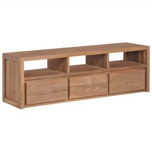 Meuble tv 246950 Marron - Bois massif - Bois/Imitation - 120 x 40 x 30 cm