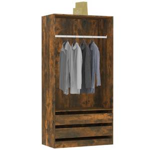 Kleiderschrank 298537-2 Raucheiche Dekor - Breite: 100 cm