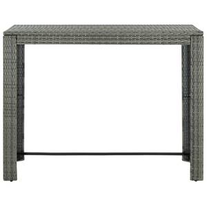 Bartisch 3005005 Grau - Kunststoff - Polyrattan - 61 x 111 x 141 cm