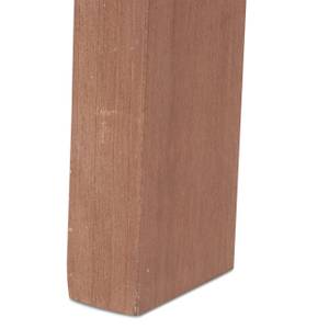 Halbrunder Klapptisch aus Holz Braun - Holzwerkstoff - 80 x 74 x 50 cm