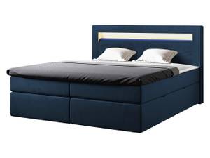 Boxspringbett Kilian Blau - Breite: 167 cm