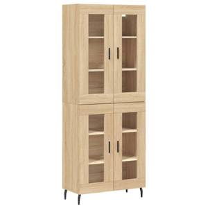 Highboard DE6659 Braun - Holzwerkstoff - 34 x 180 x 70 cm