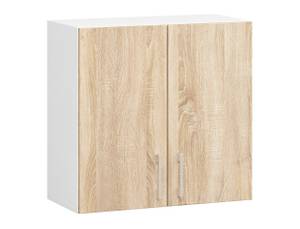 Hängeschrank LIMA 60 2T Braun - Weiß - Holzwerkstoff - 60 x 58 x 31 cm