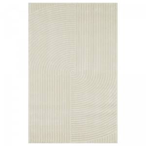 Tapis salon CEROTI 80x150 crème Blanc crème - 80 x 150 cm