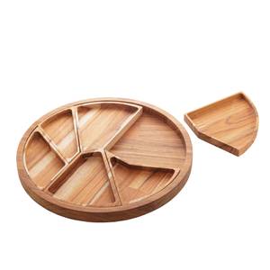 Planche à apéritif Gourmet (7pcs) Marron - Bois massif - 33 x 2 x 33 cm