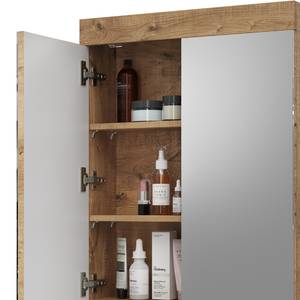 Bad Spiegelschrank Luna 36759 Braun - Holzwerkstoff - 60 x 77 x 17 cm