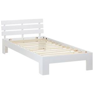 Lit en bois lit double 2190 Largeur : 94 cm - Blanc