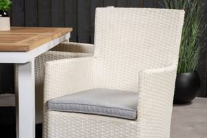 Gartenmöbel-Set Panama Weiß - Rattan - 90 x 76 x 160 cm