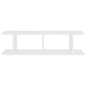 Étagère murale(lot de 2) 3008068-1 Blanc - Bois manufacturé - 18 x 20 x 75 cm