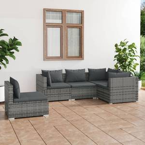 Salon de jardin (lot de 5) 3013636-1 Anthracite - Gris