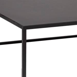 Couchtisch GOTA Schwarz - Metall - 100 x 36 x 100 cm