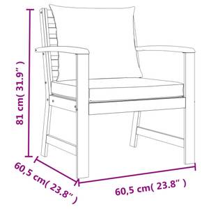 Garten Essgruppe 3028415-1 (4-teilig) Cremeweiß