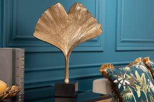 Skulptur GINKGO LEAF Gold