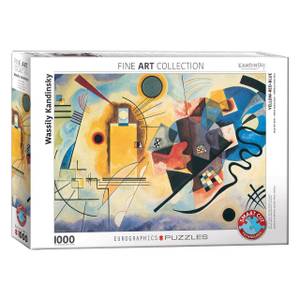 Puzzle Gelb Re Blau Papier - 26 x 6 x 36 cm