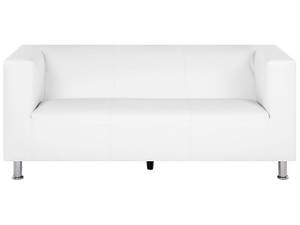 3-Sitzer Sofa FLORO Silber - Weiß