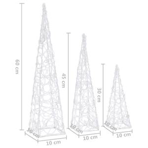 Lichtkegel (3er Set) 3009780-2 Weiß