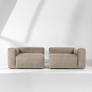 Einzelsofa BUFFO 4-Sitzer Beige - Breite: 250 cm