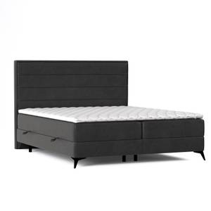 Boxspringbett Chiasso Schwarz - Breite: 143 cm