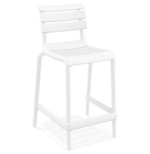 Tabouret De Bar NOBU MINI Blanc - 52 x 95 cm