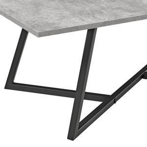 Couchtisch Mosta Schwarz - Holzwerkstoff - 120 x 45 x 60 cm