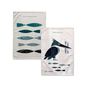 Kingfisher Geschirrtuch (2er Set) Textil - 70 x 50 x 1 cm