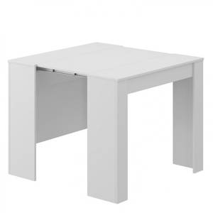 Table console GANDIA Blanc - Bois manufacturé - 90 x 78 x 51 cm