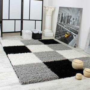 Hochflor-Teppich Mango 316 Schwarz - 240 x 320 cm