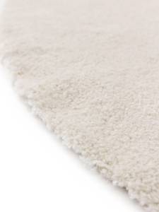 Teppich rund Weiß - Textil - 120 x 1 x 120 cm