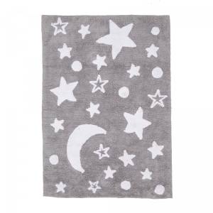 Tapis enfant NIGHT BIO Gris - 120 x 170 cm