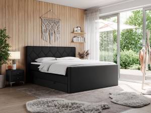 Boxspringbett KING EIGAR Breite: 220 cm - H4 - Kunstleder