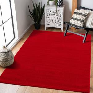 Tapis salon NOSSA 80x150 rouge Rouge - 80 x 150 cm