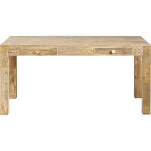 Table Puro Plain Marron - Bois massif - 200 x 76 x 100 cm