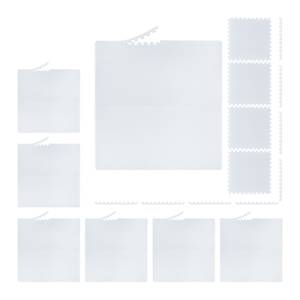 32 x Bodenschutzmatte weiß Weiß - Kunststoff - 60 x 1 x 60 cm