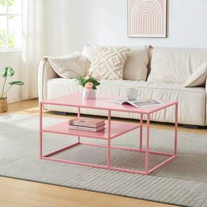 Table basse Solund Rose foncé - 90 x 45 x 60 cm