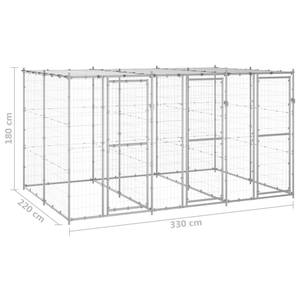 Niche pour chiens 3008425-1 Profondeur : 330 cm