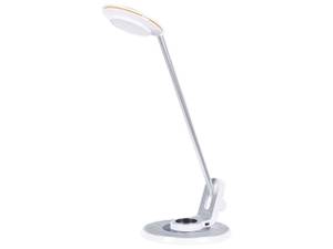 Lampe de bureau CORVUS Argenté - Blanc