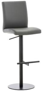 Tabouret de bar Cadiz Lot de 2 Gris - Noir