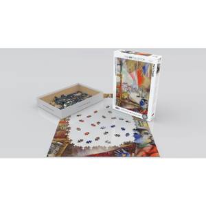 Puzzle Paris durch das Fenster Papier - 26 x 6 x 36 cm