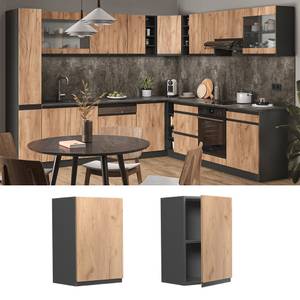 Elément haut de cuisine R-Line 39734 Anthracite - Imitation chêne truffier de sonoma