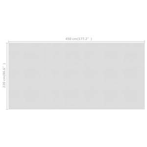 Couverture de piscine 299837-1 Gris - 220 x 450 cm