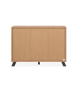 Kommode Bimeda Spanplatte / MDF (Mitteldichte Holzfaserplatte) - Eiche Artisan Dekor / Anthrazit - Breite: 40 cm