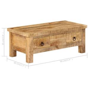 Couchtisch 298612 Braun - Massivholz - Holzart/Dekor - 45 x 35 x 90 cm