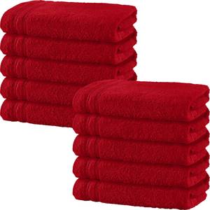 Handtuch 10er-Pack 162962 Rot - Tiefe: 80 cm