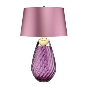 Tischleuchte VITOCIA Flieder - Pink - Violett - Durchmesser Lampenschirm: 46 cm