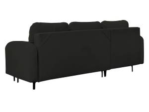 Ecksofa Venice Schwarz - Ecke davorstehend rechts